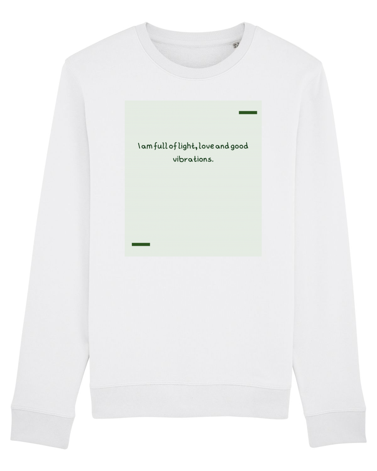 Bluză mânecă lungă Unisex Rise White