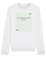 I am full of light, love and good vibrations. Bluză mânecă lungă Unisex Rise