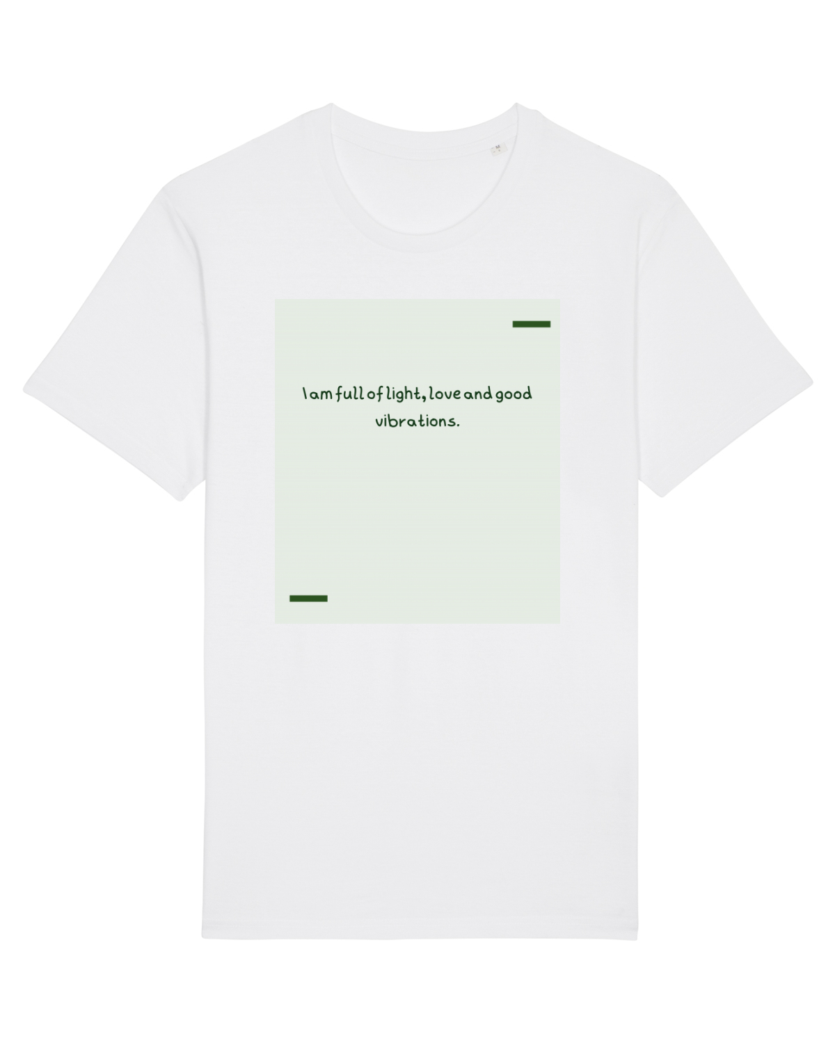 Tricou mânecă scurtă Unisex Rocker White