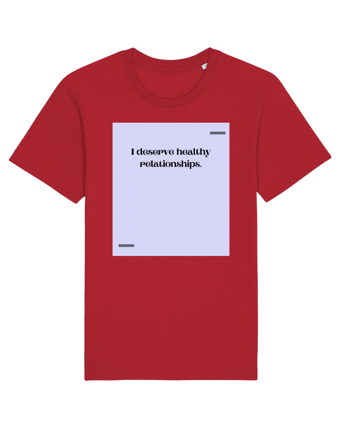 Tricou mânecă scurtă Unisex Rocker Red