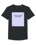 I deserve healthy relationships. Tricou mânecă scurtă guler larg Bărbat Skater
