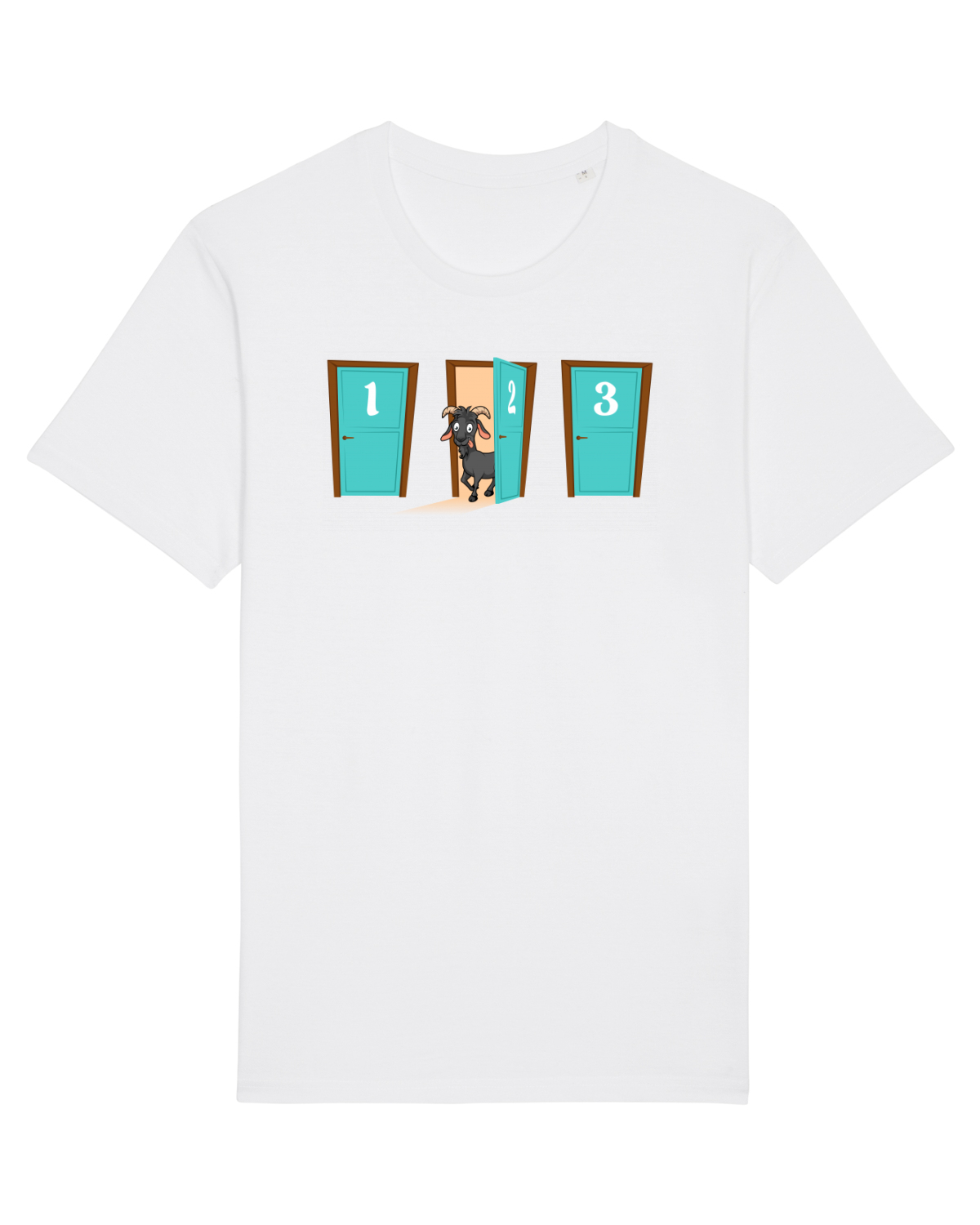 Tricou mânecă scurtă Unisex Rocker White