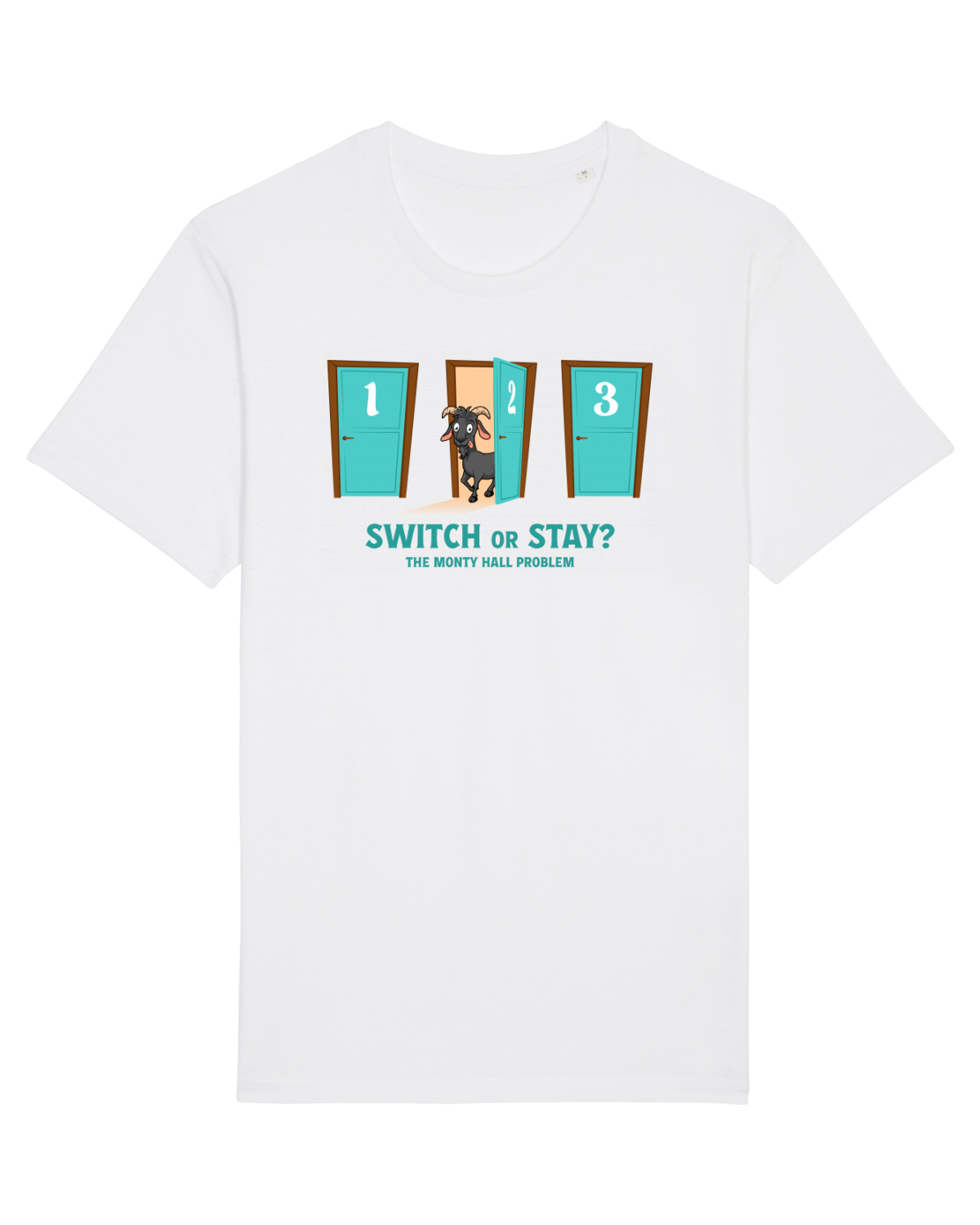 Tricou mânecă scurtă Unisex Rocker White
