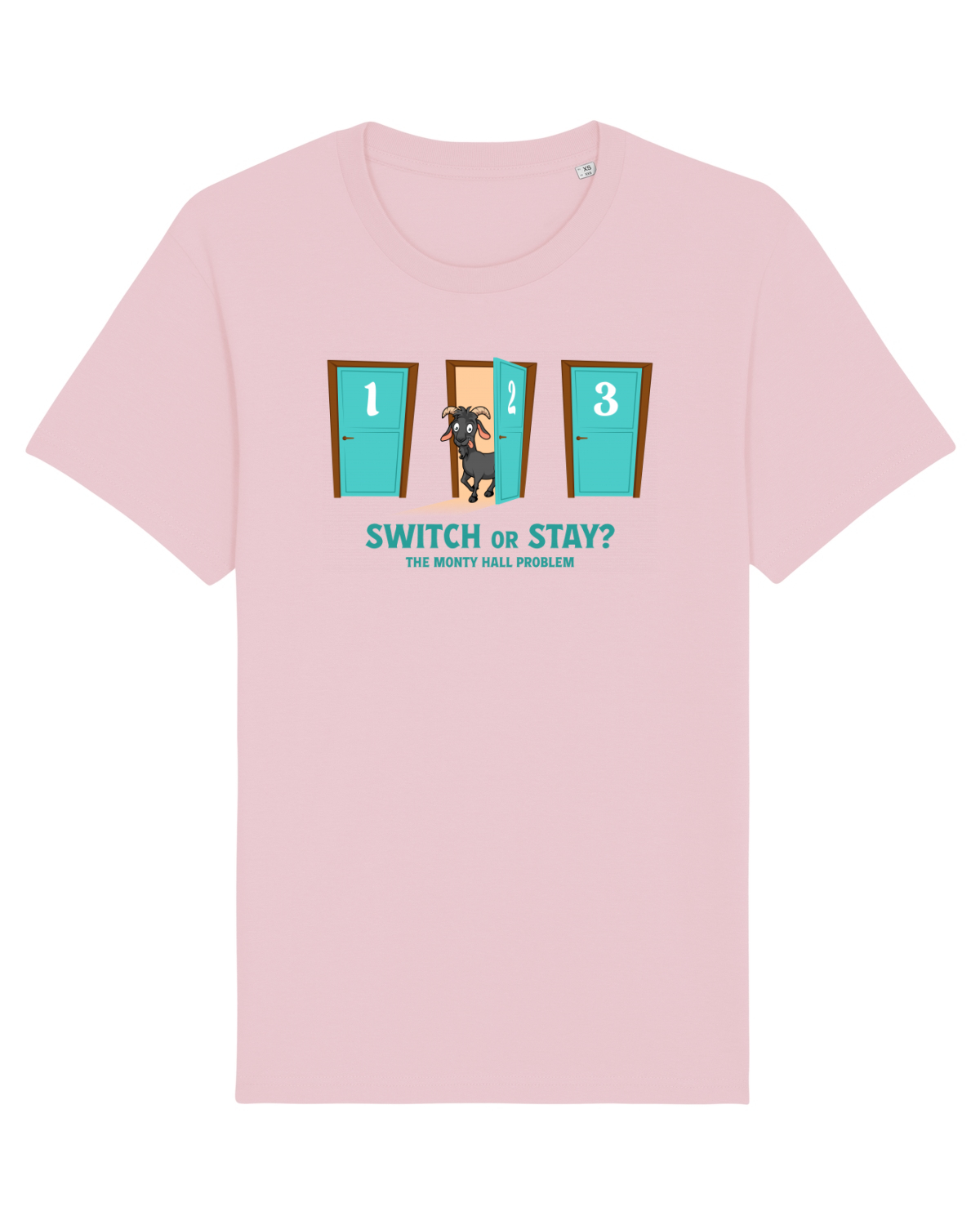 Tricou mânecă scurtă Unisex Rocker Cotton Pink