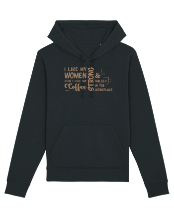 Women like coffee Black