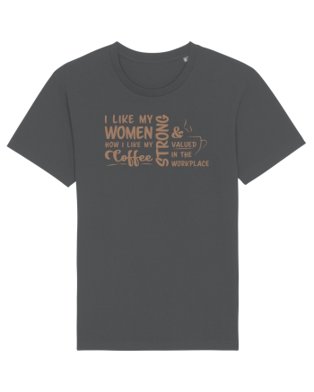 Women like coffee Anthracite