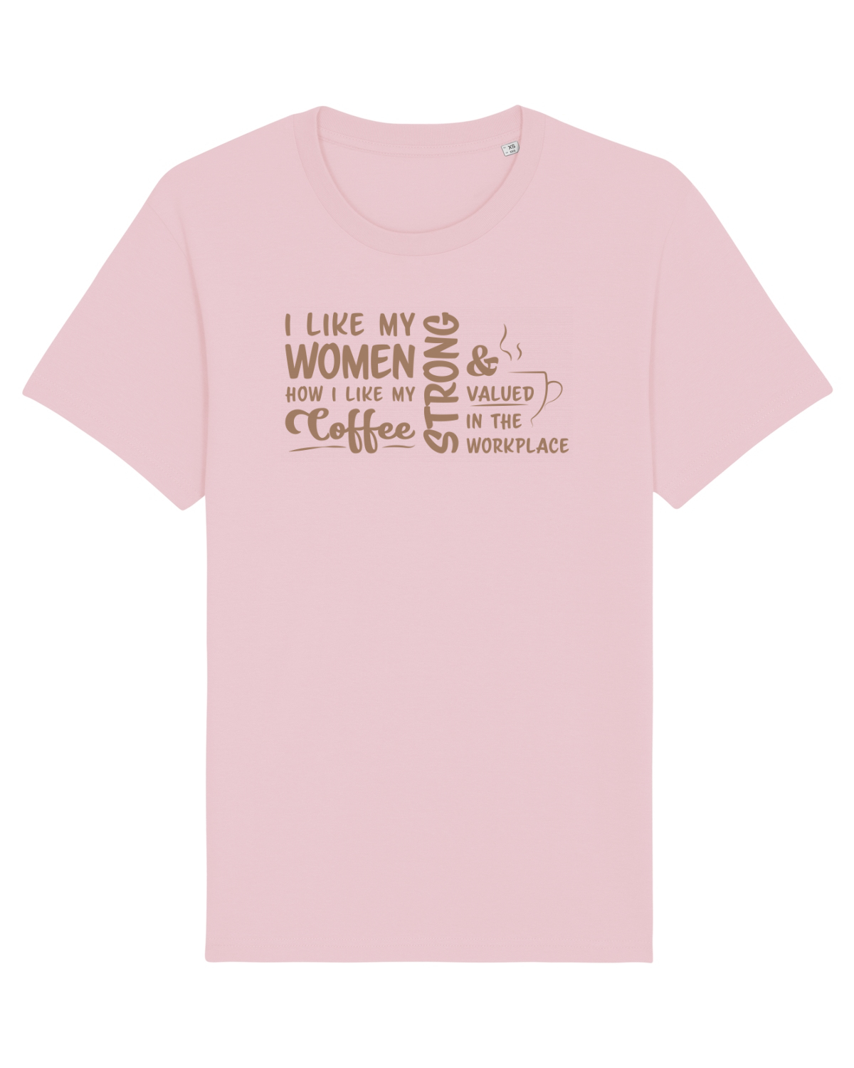 Tricou mânecă scurtă Unisex Rocker Cotton Pink