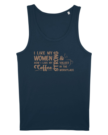 Women like coffee Navy