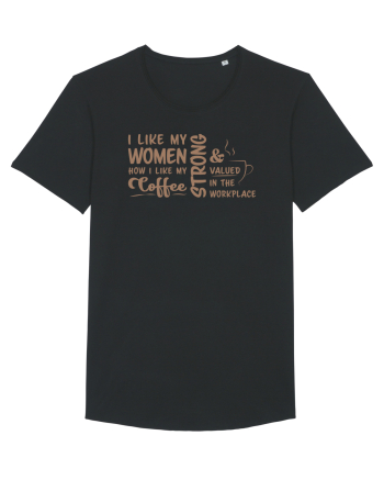 Women like coffee Black