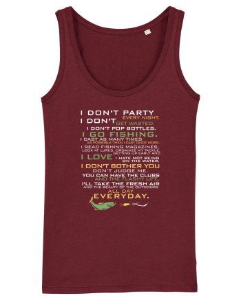 Fisherman statement Burgundy