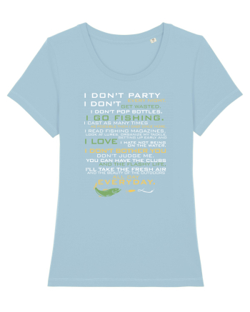 Fisherman statement Sky Blue