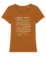 Fisherman statement Tricou mânecă scurtă guler larg fitted Damă Expresser