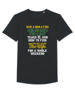 Avoid the wife for a whole weekend Tricou mânecă scurtă guler larg Bărbat Skater