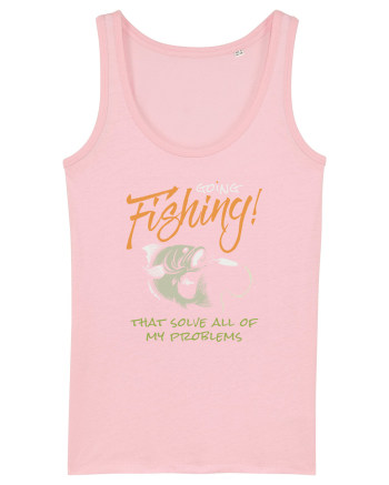 Going Fishing Cotton Pink