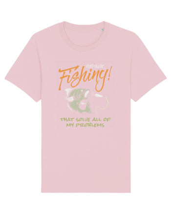 Going Fishing Cotton Pink