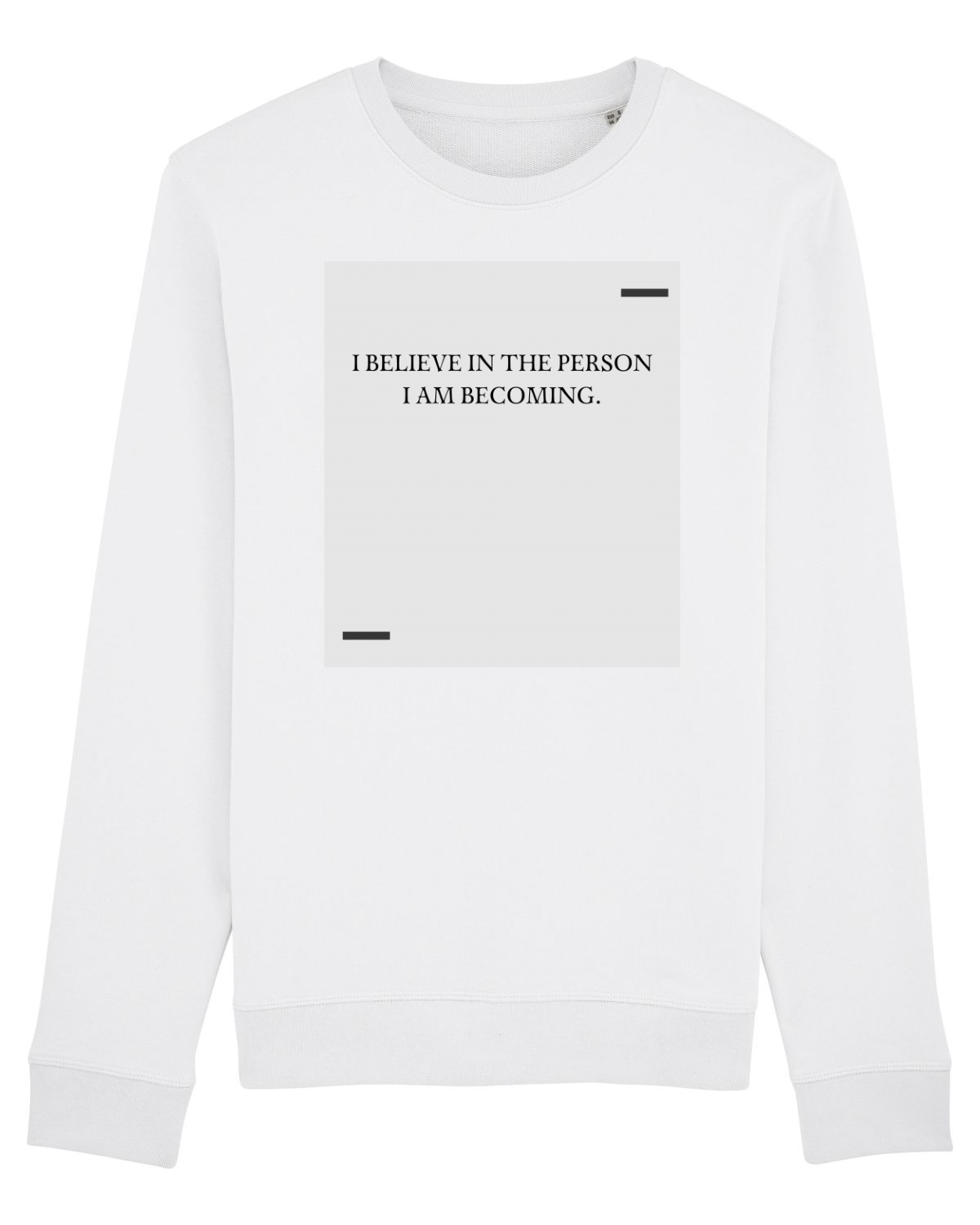Bluză mânecă lungă Unisex Rise White