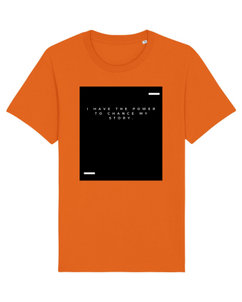 I have the power to chance my story. Bright Orange