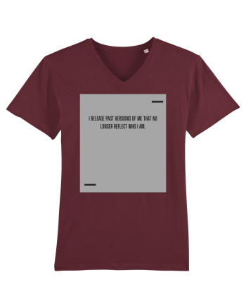 I release past versions of me that no longer reflect who I am. Burgundy