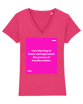 I am learning to honor and appreciate the process of transformation. Raspberry