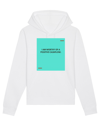 I am worthy of a positive cashflow. White