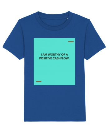 I am worthy of a positive cashflow. Majorelle Blue