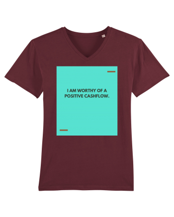 I am worthy of a positive cashflow. Burgundy