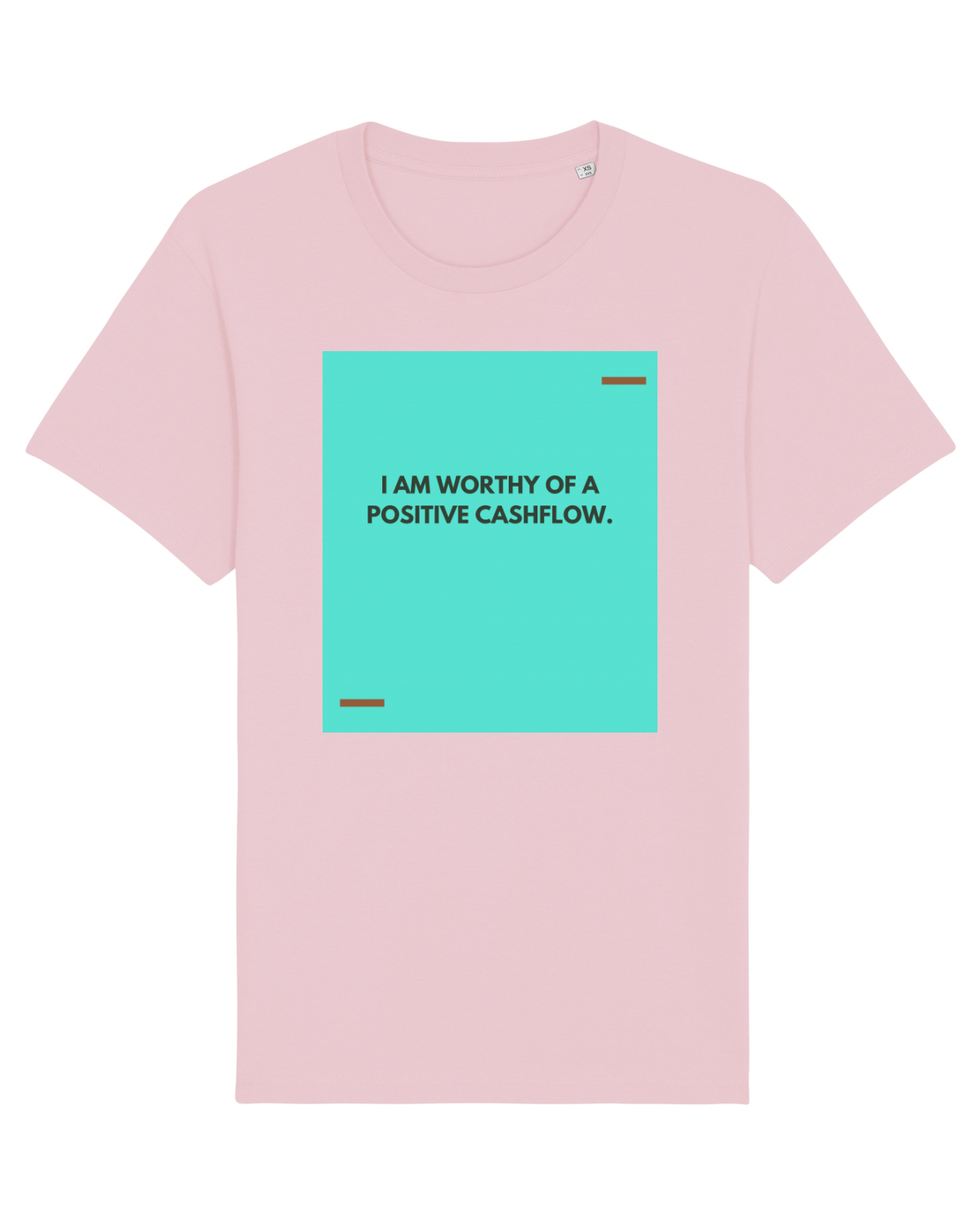 Tricou mânecă scurtă Unisex Rocker Cotton Pink