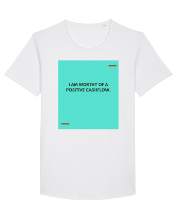 I am worthy of a positive cashflow. White