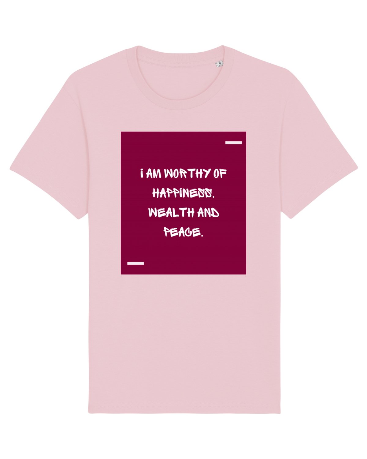 Tricou mânecă scurtă Unisex Rocker Cotton Pink