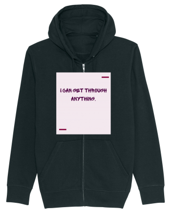 I can get through anything. Black