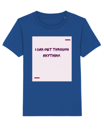 I can get through anything. Majorelle Blue