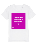 I give myself permission to prosper and grow. Tricou mânecă scurtă  Copii Mini Creator