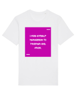 I give myself permission to prosper and grow. Tricou mânecă scurtă Unisex Rocker