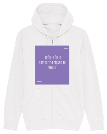 I refrain from comparing myself to others. White
