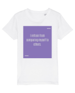 I refrain from comparing myself to others. Tricou mânecă scurtă  Copii Mini Creator