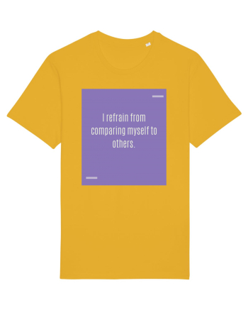 I refrain from comparing myself to others. Spectra Yellow