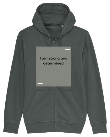 I am strong and determined. Anthracite