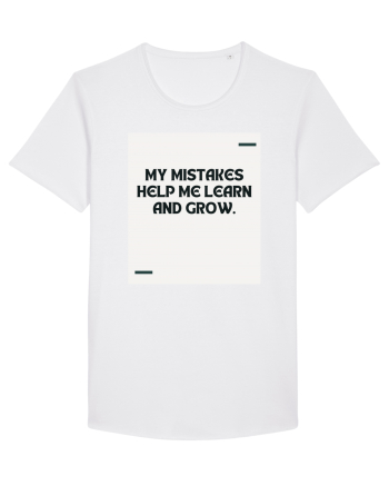 My mistakes help me learn and grow. White
