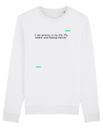 I am priority in my life. My health and healing matter. Bluză mânecă lungă Unisex Rise