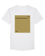 Everything will be okay. Tricou mânecă scurtă guler larg Bărbat Skater