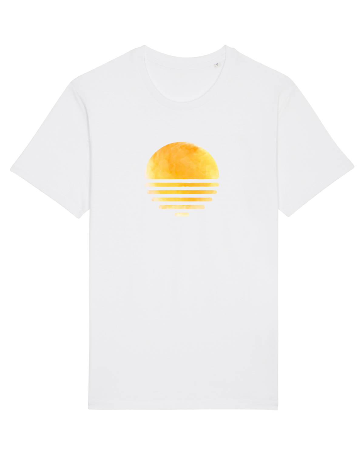 Tricou mânecă scurtă Unisex Rocker White