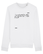 I cannot control how others act; only know how I chose to react. Bluză mânecă lungă Unisex Rise