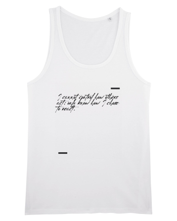I cannot control how others act; only know how I chose to react. White