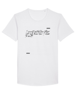 I cannot control how others act; only know how I chose to react. Tricou mânecă scurtă guler larg Bărbat Skater