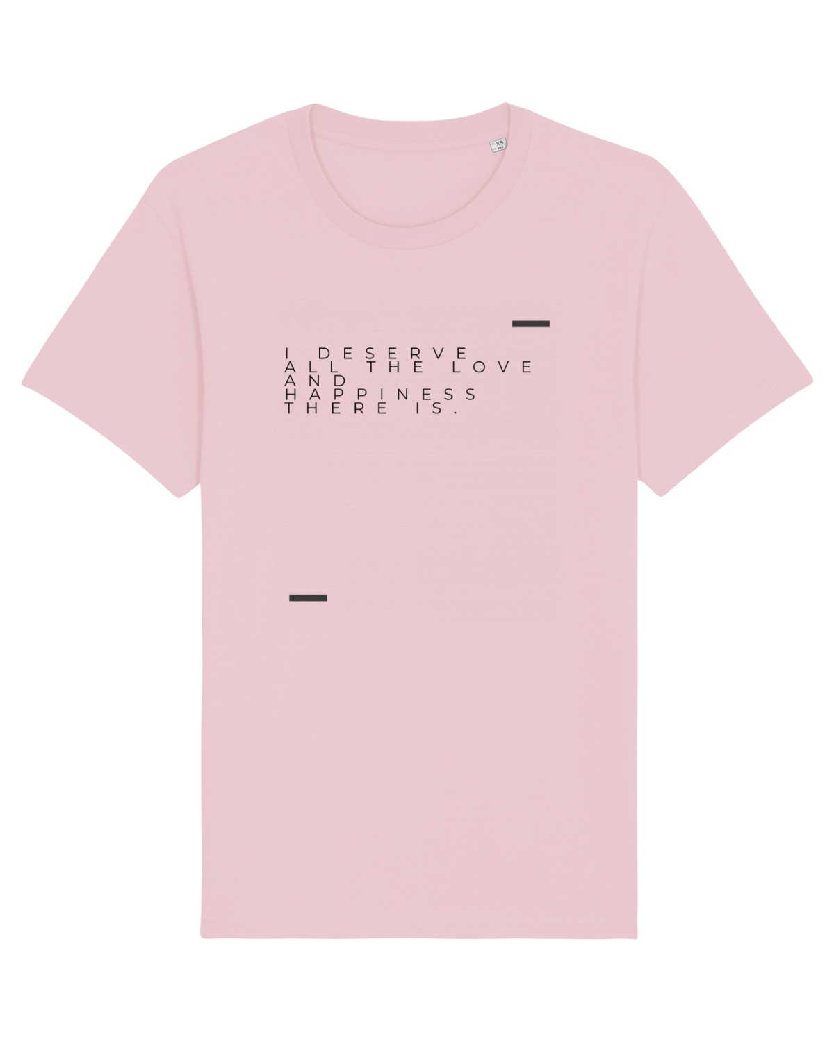Tricou mânecă scurtă Unisex Rocker Cotton Pink