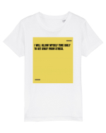 I will allow myself time daily to get away from stress. Tricou mânecă scurtă  Copii Mini Creator