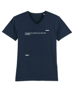 I program my mind to get rid of bad thoughts. Tricou mânecă scurtă guler V Bărbat Presenter