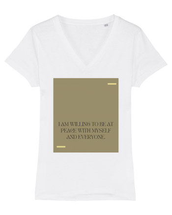 i am willing to be at peace... White