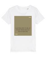 i am willing to be at peace... Tricou mânecă scurtă  Copii Mini Creator