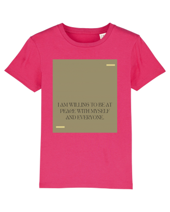 i am willing to be at peace... Raspberry